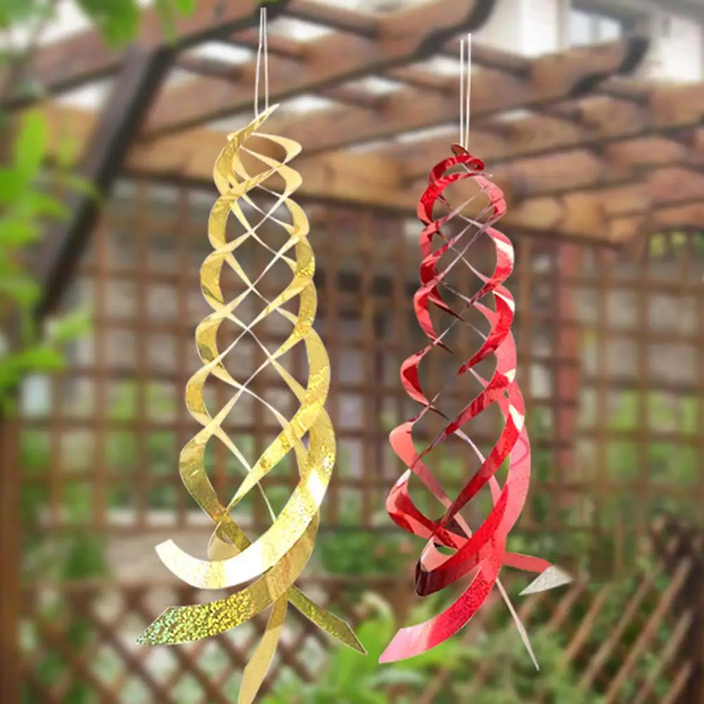 1pc 回転反射ロッド鳥よけ保護恐怖ツール鳥よけテープ反射抗鳥恐怖 3 色