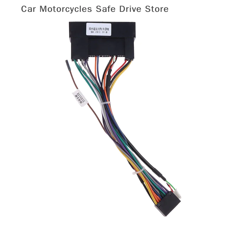 【CM】Car Radio Cable For Celesta I10 I20 KIA KX3 K2 Cerato 16pin Power Wiring Harness Android Multimedia Player Connector