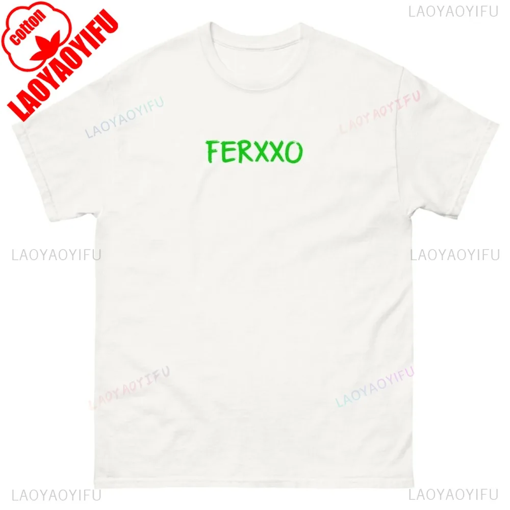 

Винтажная футболка Ferxxo Camiseta Feid с графическим принтом, тур 2024, повседневная модная свободная уличная одежда, мужская футболка с короткими рукавами, хлопковая футболка