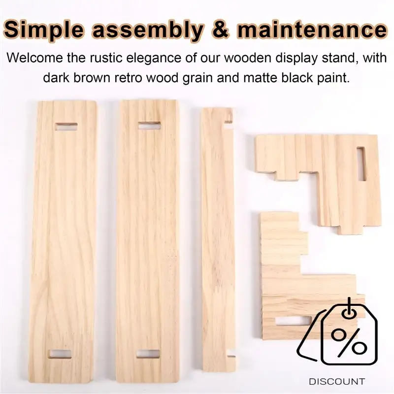 BAAG-ขาตั้งโชว์ไม้ 2 ชั้น ขาตั้งตั้งโต๊ะน้ําหอมและเครื่องสําอาง เหมาะสําหรับเครื่องครัว