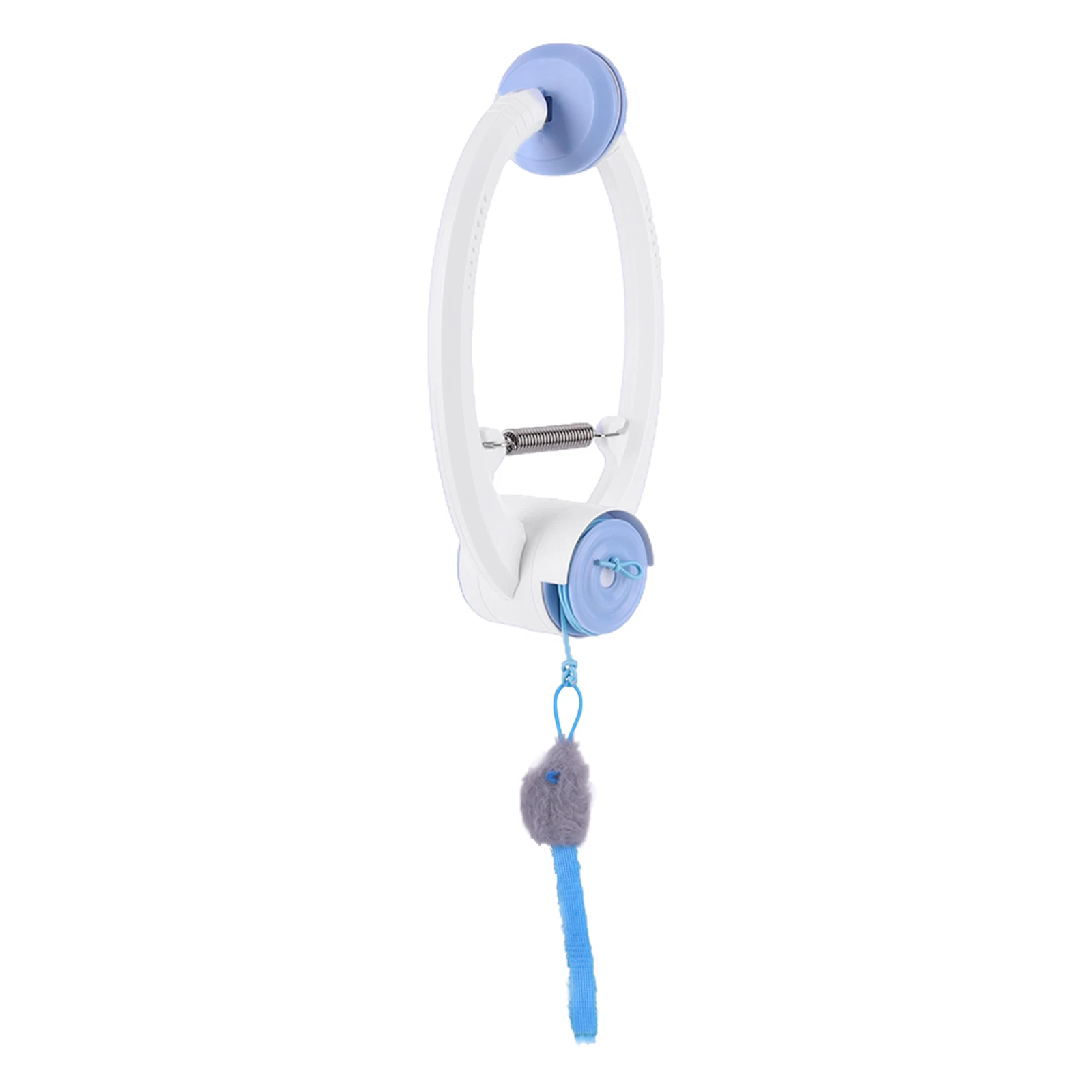 

Teaser Electronic Self Play Feather Cat String Toy with 3 Catnip Mice Self Play Hanging Door Cat Mouse Toys for Indoor Cats