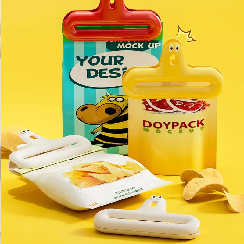 Cartoon Sealing Clip Moisture-proof Snack Fixed Clip Home Daily Food Storage Bag Sealed Clips Household Fresh Keeping Sealer