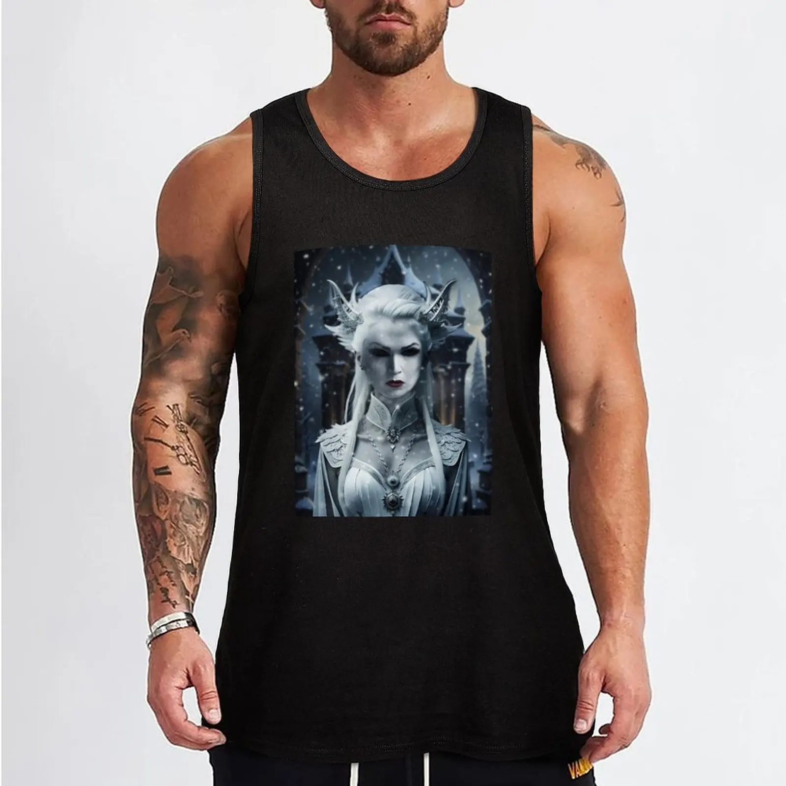 White Christmas Tarja Tank Top summer Men's summer clothes 2025