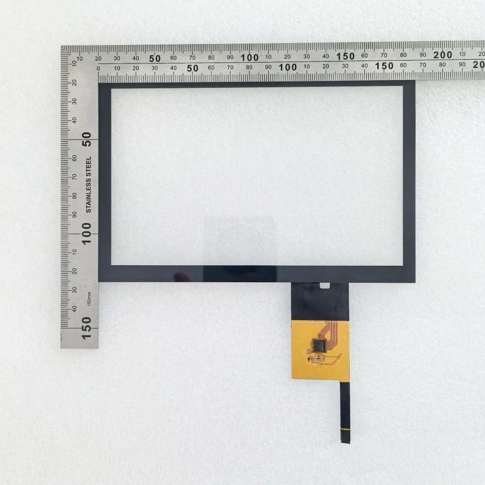 7 Inch 9 Pins Glass Touch Screen Panel Digitizer Lens Sensor For Kia Hyundai Car Radio GPS Navigation LA070WV7(SL)(01) LCD