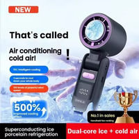 4000mAh Multi Speed Handheld Fan USB Mini Portable Refrigeration Charging Turbo Desktop Wireless Electric Small Fan Air Cooler