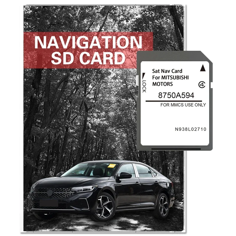 

New Maps Version for Mitsubishi Outlander ASX Lancer Pajero L200 Navigation SD GPS Card Europe UK Netherlands
