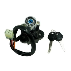 Universal Motorcycle Ignition Switch With 2 Keys For Honda Kawasaki ATV Moto Accessories Motorbike Start Switch Door Locks Parts