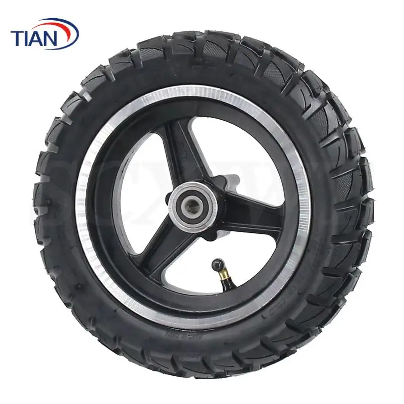 10x2.75-6.5 10 Inch  Tyre Wheel+disc brake disc For Electric Scooter Off-Road Vacuum Explosion-proof Tire Parts Hot