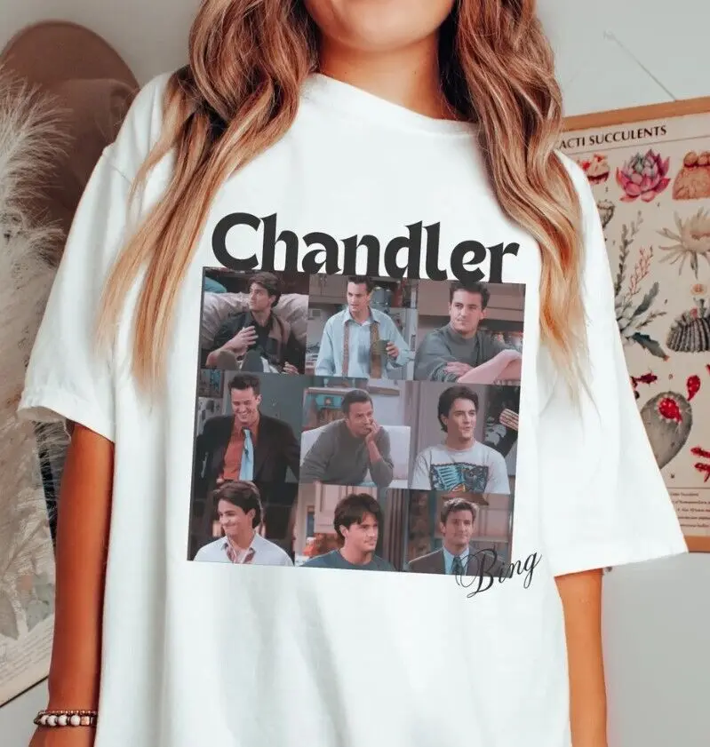 Retro Chandler Bing Shirt, Vintage Chandler Matthew Perry Shirt, Friends Shirt