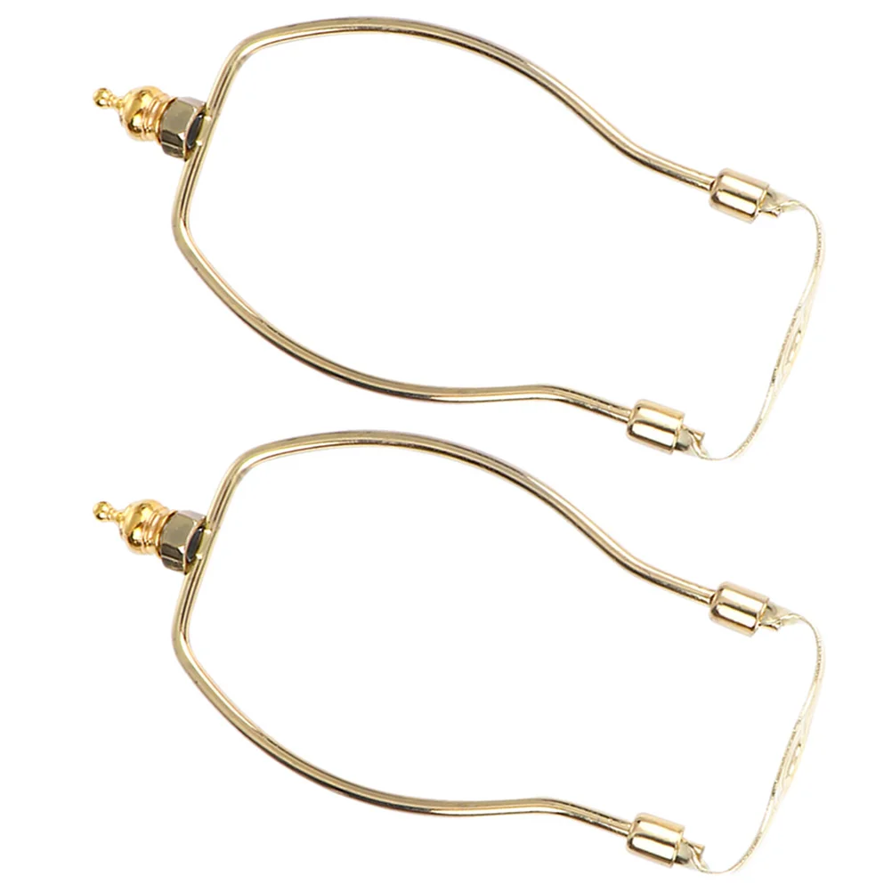 

2Sets Chrome Lamp Harp Horn Style Lampshade Holder Bracket for Floor Table Lamp Repair Heavy Duty Lighting Accessories