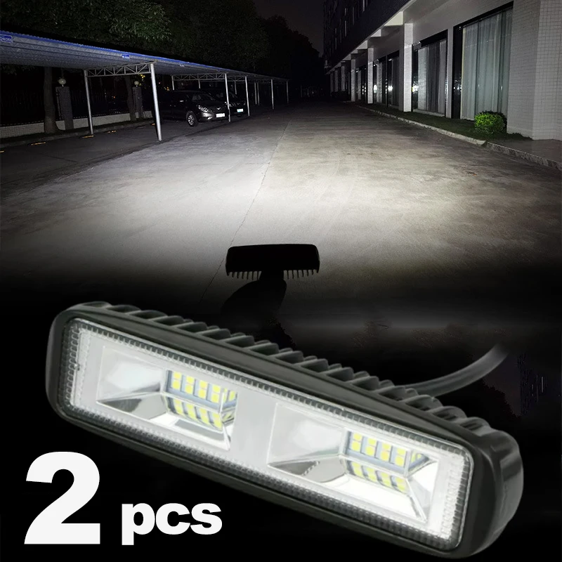 

Car LED Work Light Motorcycle Off-road Truck Tractor Boat Headlight LED Worklight Bar Universal Spot Flood Light White Lamp 12V