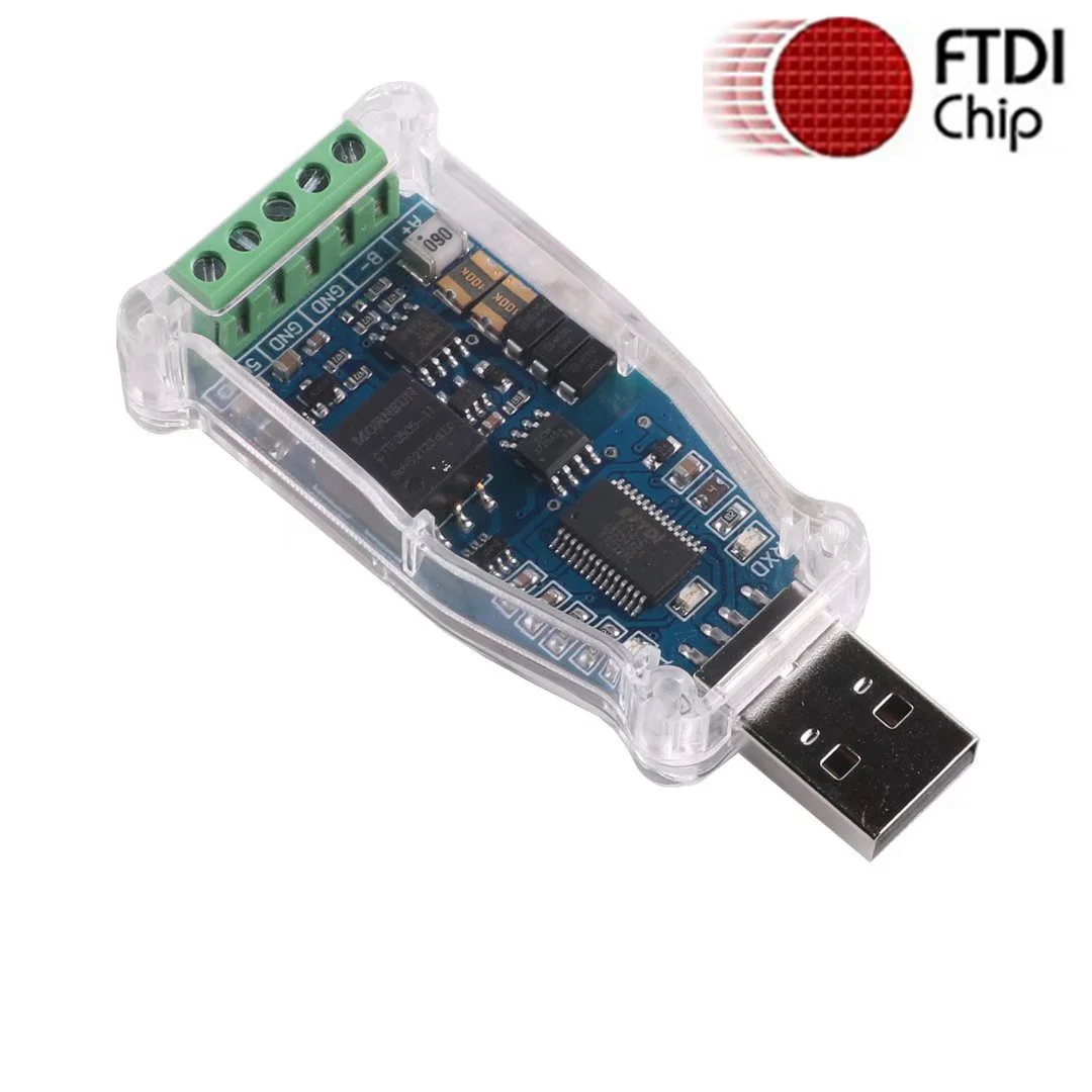 FTDI USB to Isolated RS485 RS 485 Serial Interface Adapter Dongle Ethernet Module Converter