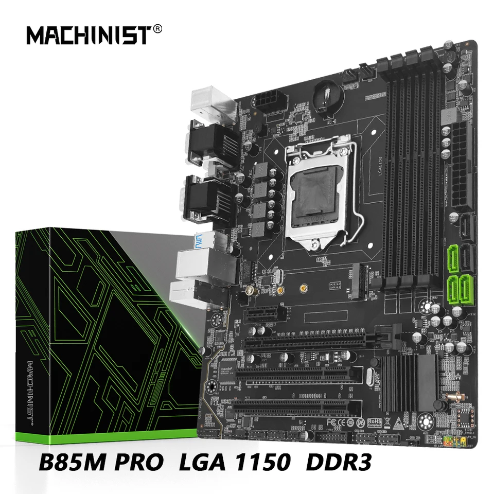 MACHINIST B85M PRO マザーボード インテル LGA 1150 CPU I3 I5 I7 CPU