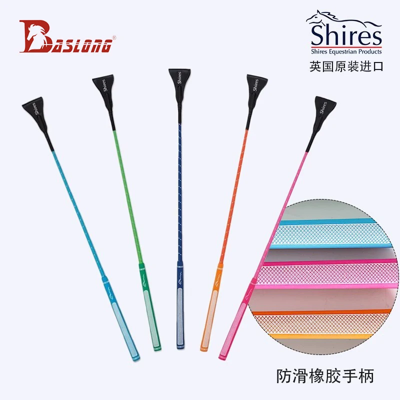 Baslong Látigo colorido deportivo ecuestre para adultos y niños, látigo de obstáculos, látigo ecuestre, látigo de equitación, látigo de caballero, equipo de caballero, equipo de caballos