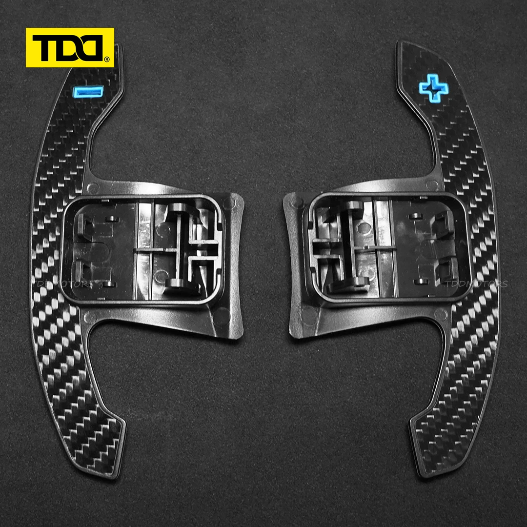 Für BMW F20 F30 F32 F34 F36 F80 G20 G30 G05 G31 G38 G42 F30 F31 1 2 3 4 5 7 Serie Carbon-Faser Lenkrad Schaltwippen – Detail 7