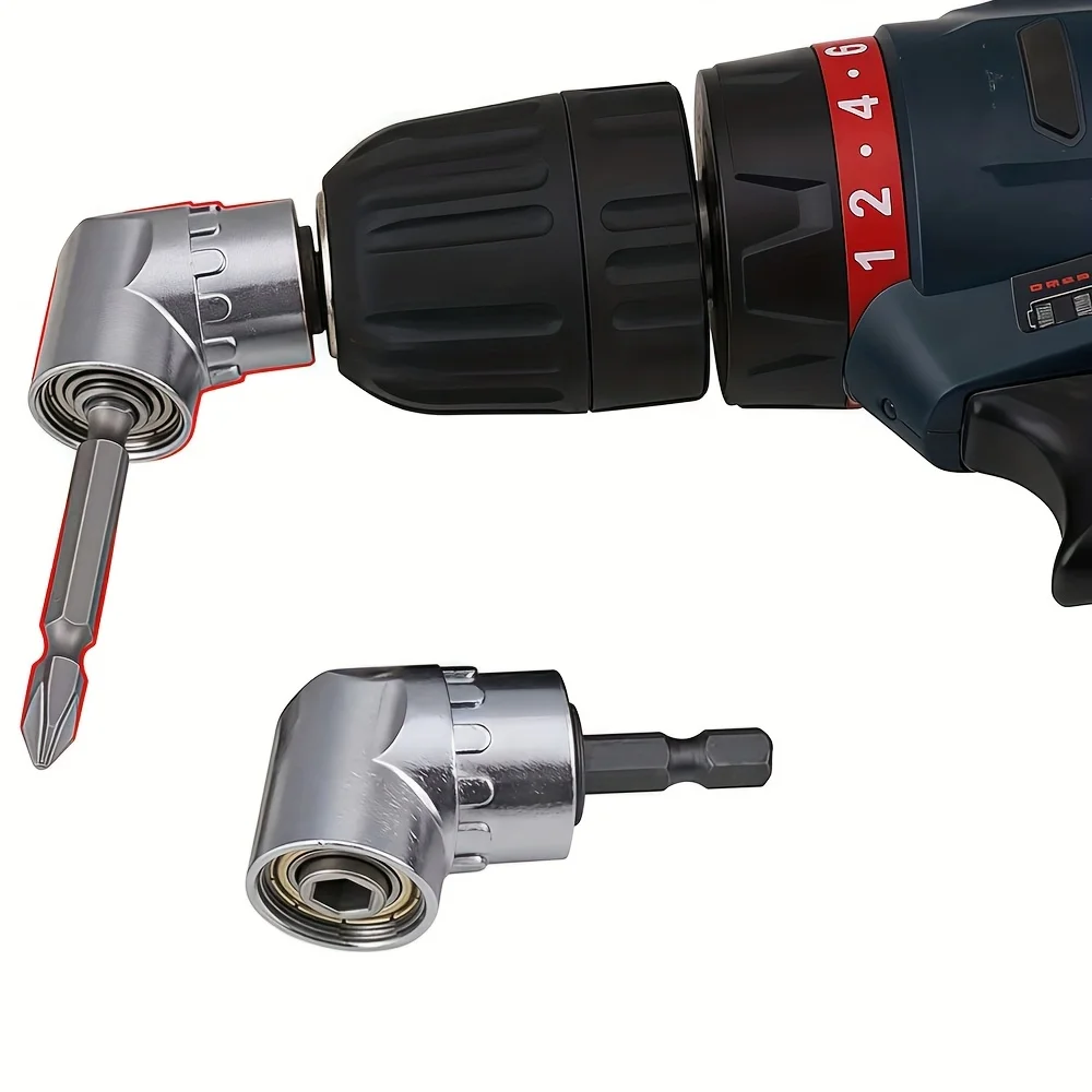 Adaptador de Ângulo de 105 Graus para Furadeira Elétrica, Extensor de Canto para Chave de Fenda, Ferramenta de Cabeça de Chave de Fenda