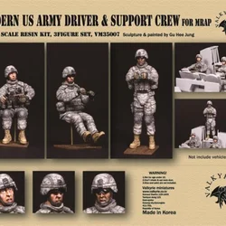 1:35 Ratio Die-cast Resin  Special Forces Soldiers 3 Figures Need To Be Assembled And Colored By Themselves