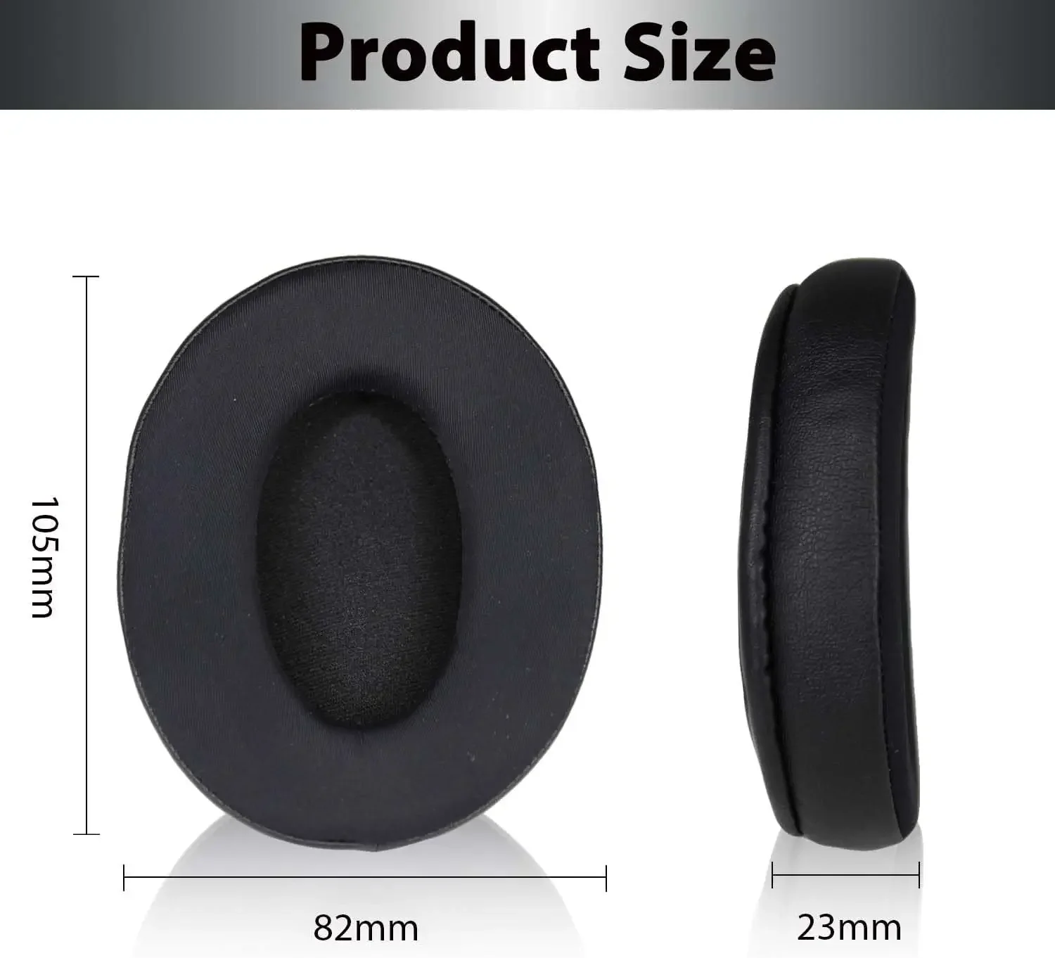 Ear Cushion Ear Cups Ear Cover Replacement for AKG K361 K371 Headphones Ice Fabric Headphone Earpads