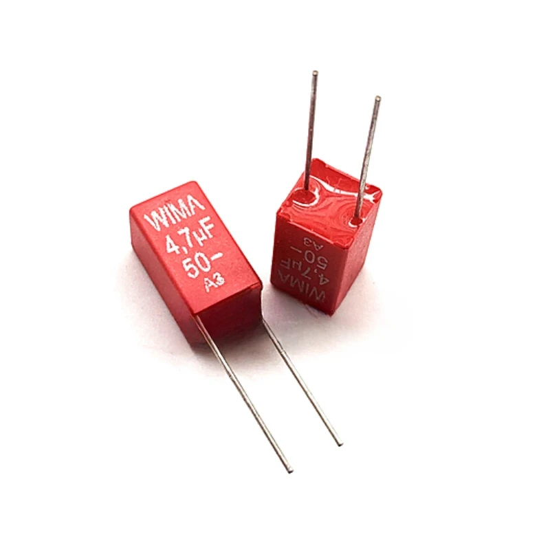 2pcs/20pcs Germany WIMA 475 50V 4.7UF 50V 4U7 MKS2 Pitch 5mm Film Audio capacitor