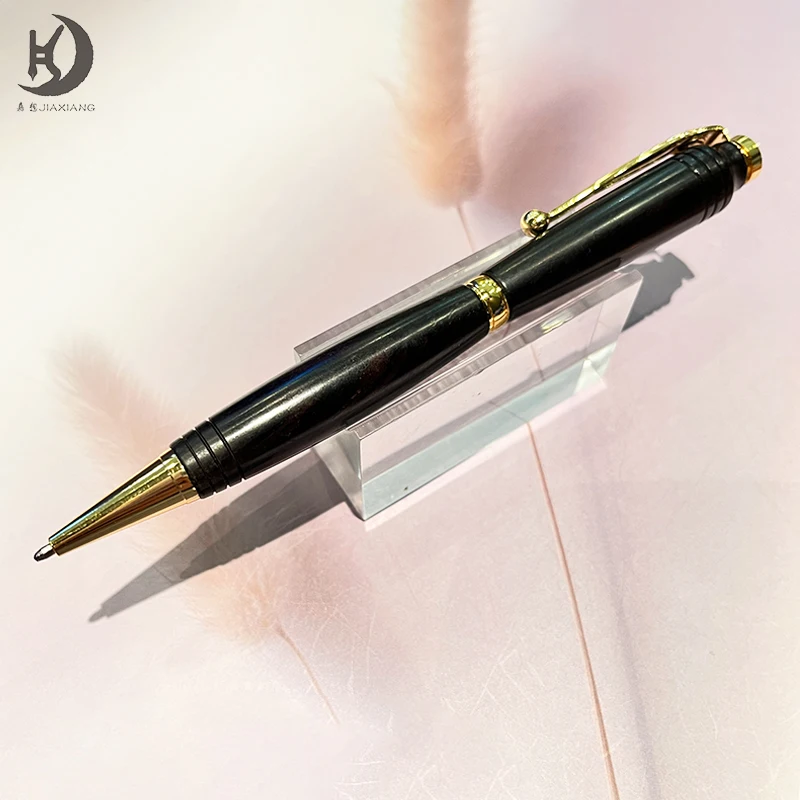 1 Stück 910 Luxus-Vintage-Kugelschreiber aus schmalem Sauerholz, Business-Büro-Stift, Geschenk, cooler, schöner Gelstift aus Holz für Männer und Frauen – Detail 3
