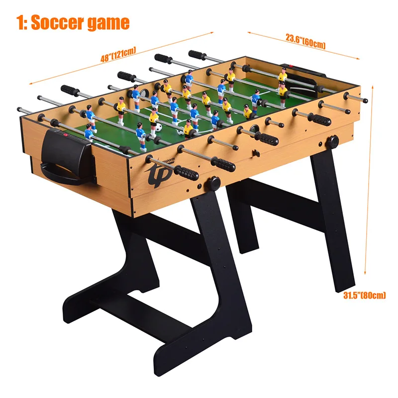 Folding Multi-function Pool Table Children's Home Standing Football Table Billiards Table Tennis Ice Hockey