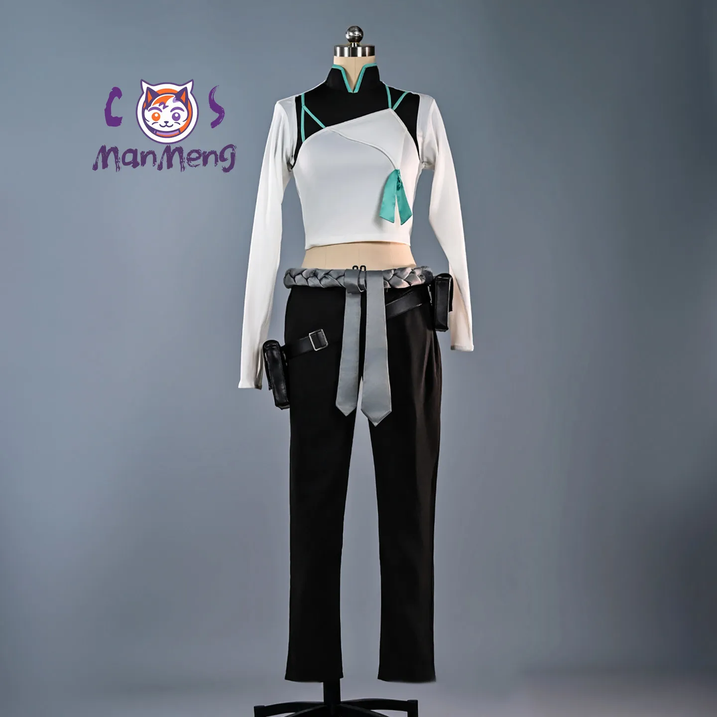 Game VALORANT Anime Sage Cosplay Costume Wig Chinese Uniform Props Accessories Halloween Carnival Sage Woman Man New Skin view 3