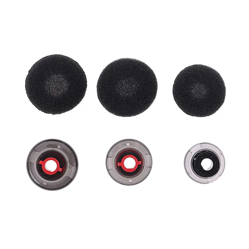 3 Set Headphone Earphones Silicone Cushion Covers Caps for M/for LEar Buds Gels Eartips 3 Set for Voyager 5200 5220 5 LX9A