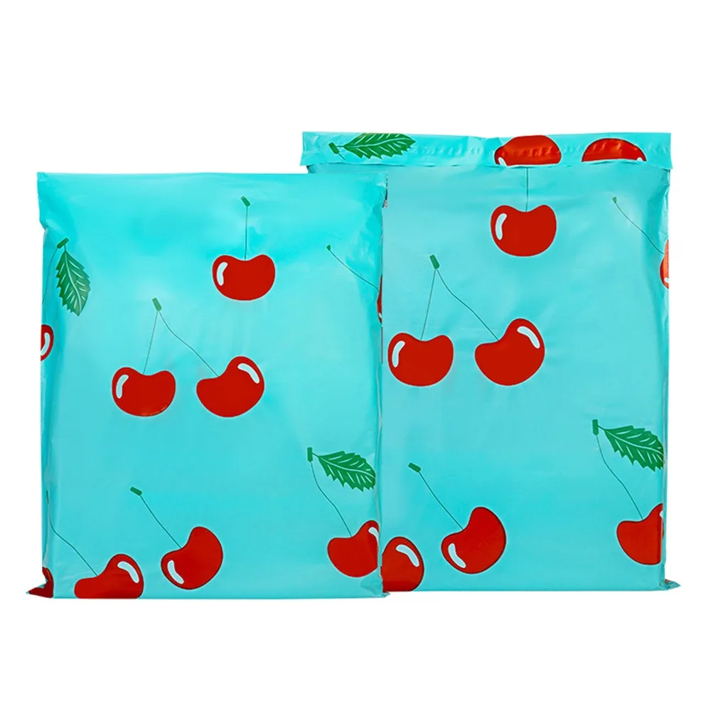 50pcs Cartoon Printed Courier Bags Self Seal Self Adhesive Packing Bags Pink PE Plastic Express Envelope Clothing Packing