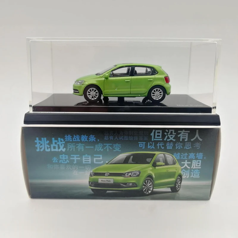 Diecast 1:64 Scale New Polo Alloy Car Model Toys Collectible Souvenir