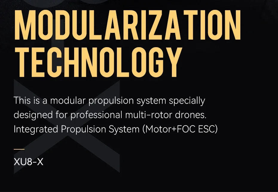 T-MOTOR XU8-X Combo Geïntegreerd voortstuwingssysteem Armset voor RC Drone UAV VTOL