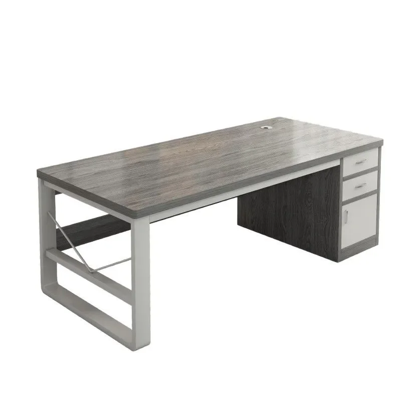 Simple desk, modern staff desk and chair combination, simple staff seat, office desk, home desk, computer desk