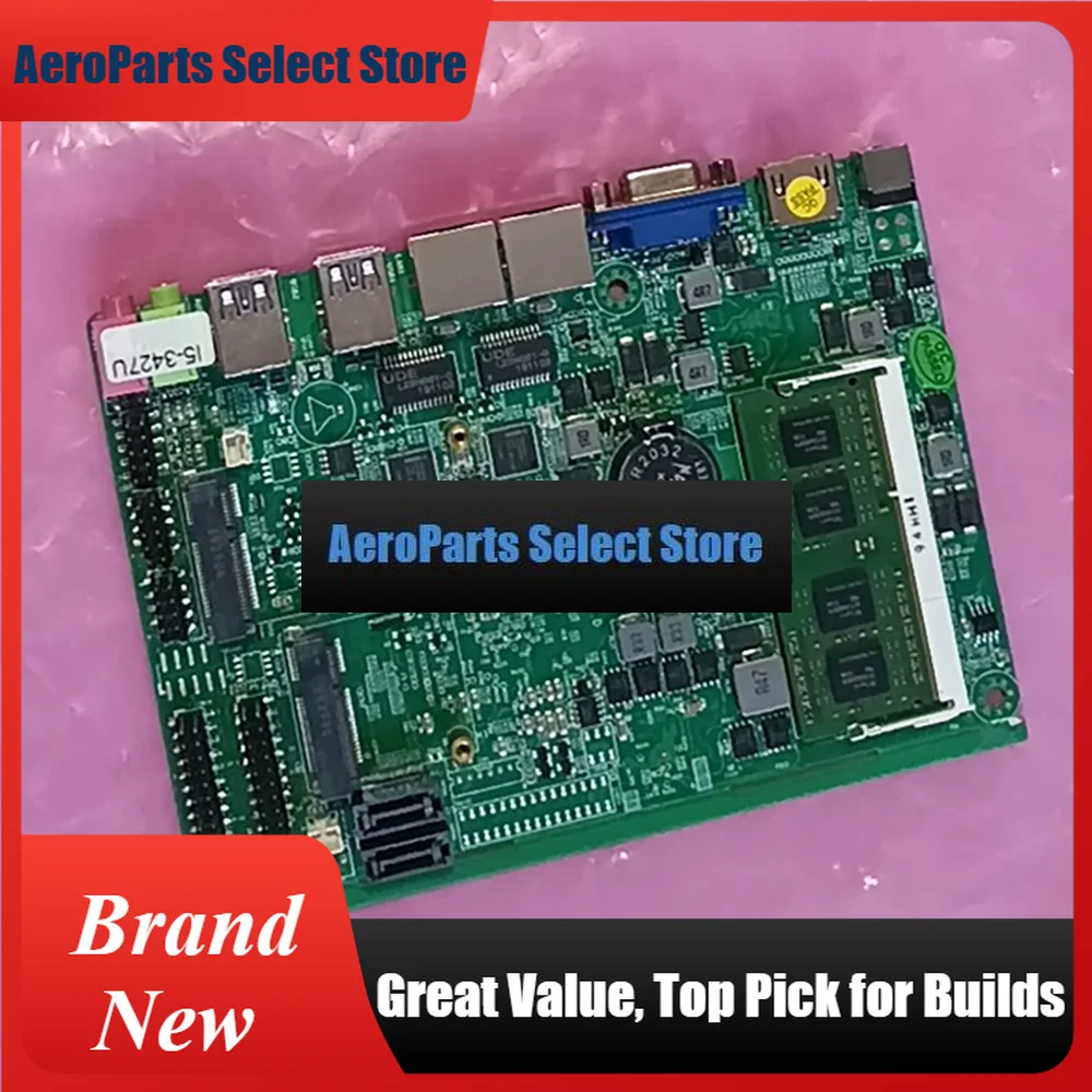 AeroPartsFor Industrial Control Motherboard Dual Net-work Port GHM7X-2L4C-VER.D