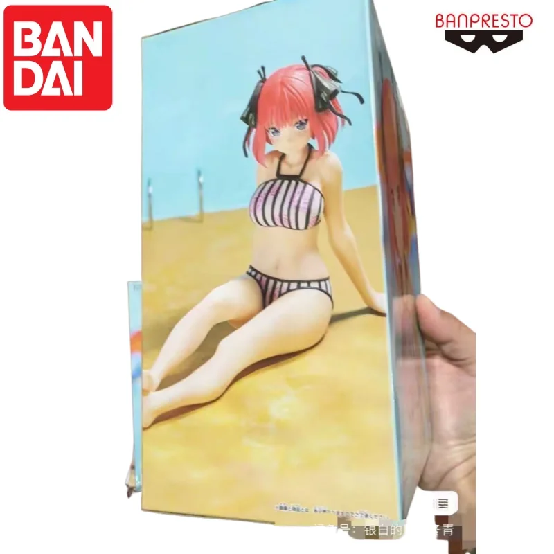 Bandai In Stock Original Banpresto Nakano Nino Model Doll Brand New Boxed Action Figure Animation Peripherals Anime Characters