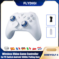 Direwolf 4 Wireless Gaming Controller for PC Switch Android iOS Phone 1000hz Polling Rate Wired/Wireless Video Game Gamepad