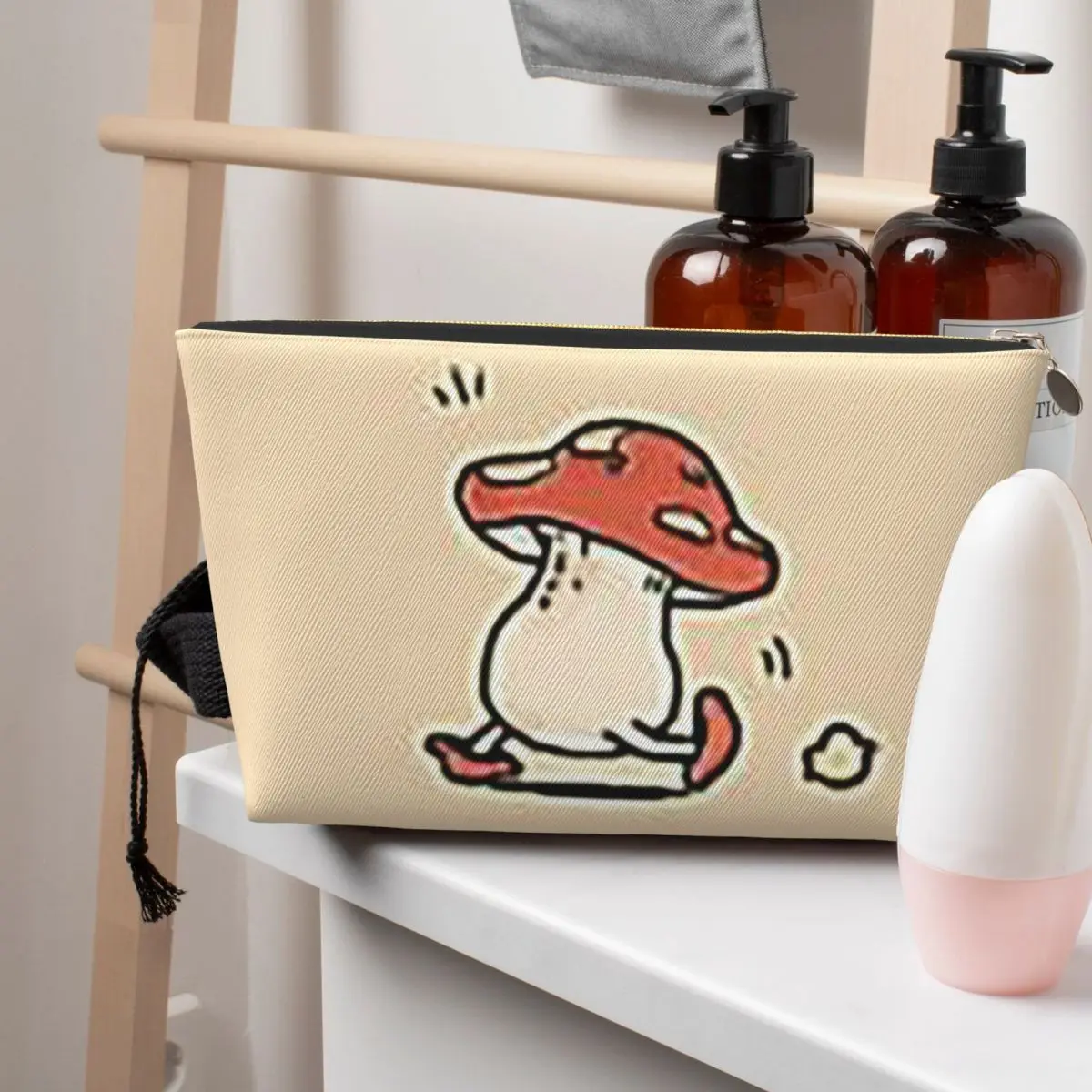 

Delicious In Dungeon Women Cosmetic Bags Travel Makeup Organizer Pouch Toiletry Storage Dopp Kit Box