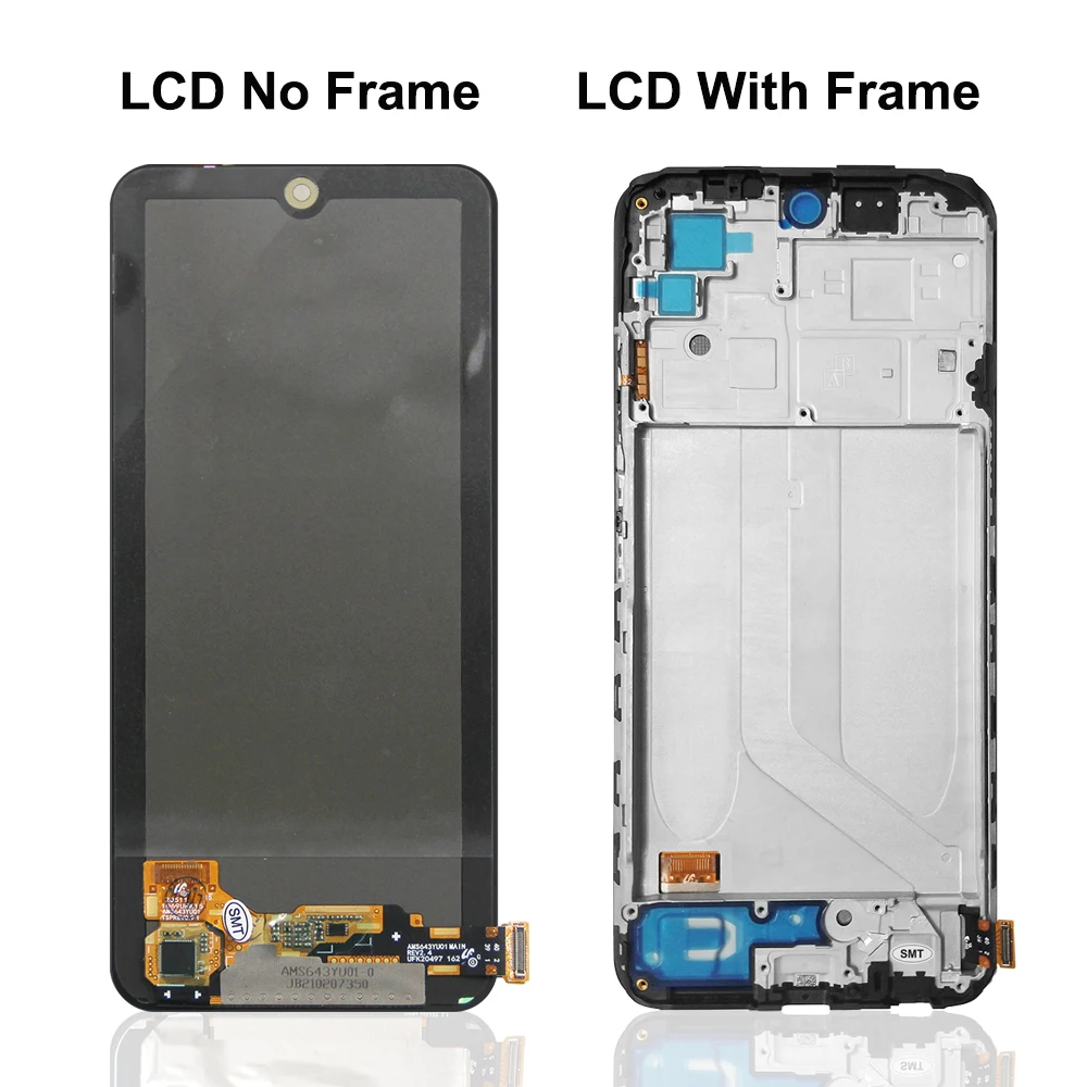 For Xiaomi Redmi Note 10 4G 6.43\'\'For Ori Redmi Note 10S M2101K7AI LCD Display Touch Screen Digitizer Assembly Replacement