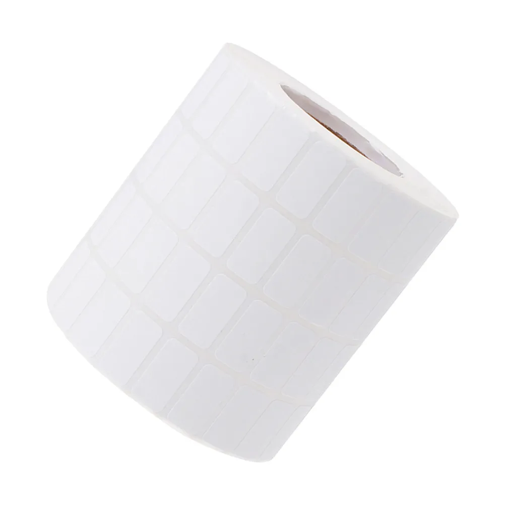 

1 Roll Self-Adhesive Blank Label Stickers Writable White Paper Labels for Storage Boxes Containers Jars Organizing