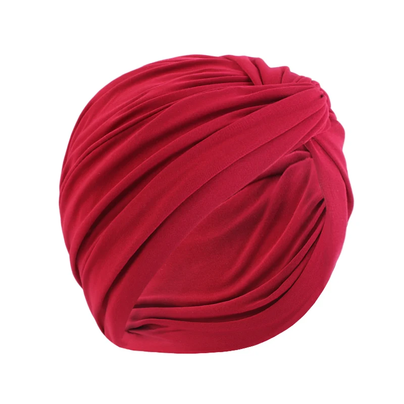 New Muslim Women Stretch Sleep Chemo Hat Beanie Sleep Turban Headwear Cap Head Wrap for Cancer Hair Loss Accessories turbante