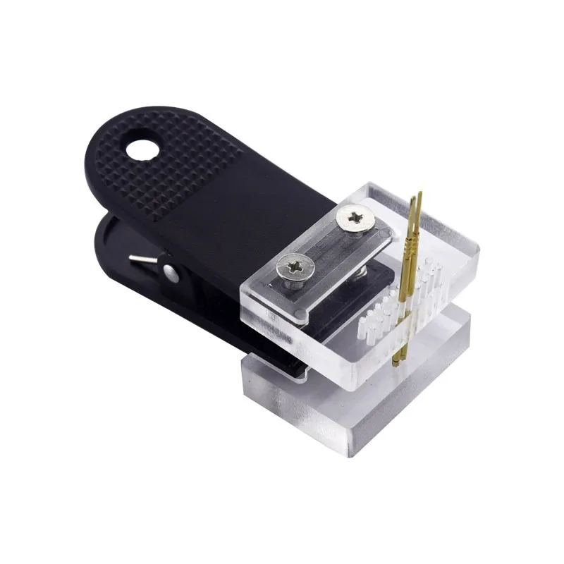 PCB Programming Clip 2.00 mm, Single / Double Row, 2/3/4/5/6/7/8/9/10P, Programming Probe Pogo Pin