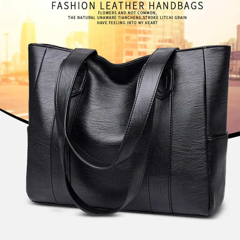 2024 Women Versatile Handbag Soft Offer PU Leather Bags Zipper Messenger Bag/ Splice Grafting Vintage Shoulder Crossbody Bags