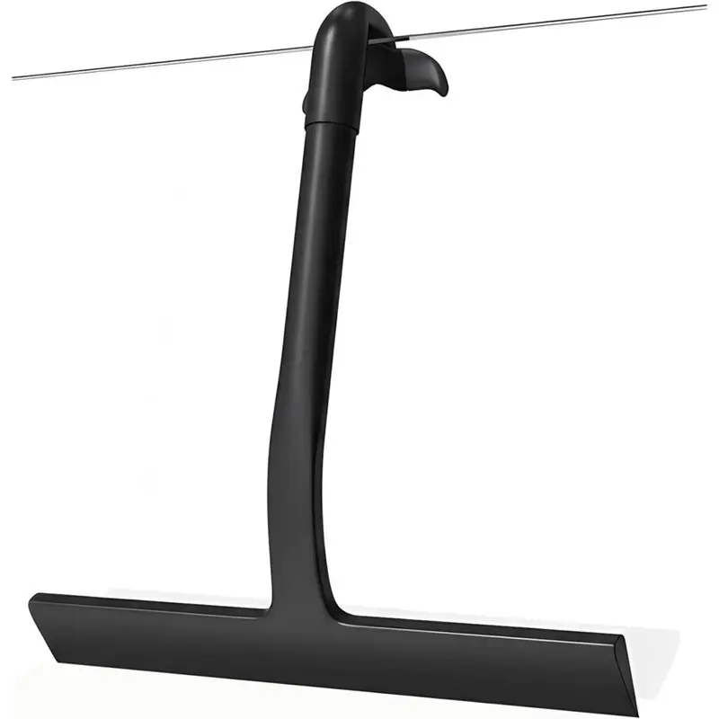 

M11K-Shower Squeegee For Glass Doors, Hang Anywhere Silicone Shower Squeegee With Hook Design For Easy Hanging And Cleaning