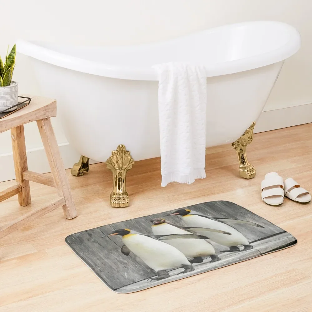 

the tree stooges (Pengi, Pinping and Pingu) Bath Mat Anti Slip Bath Stickers Rug Bathroom Bathroom Accessories Sets Mat