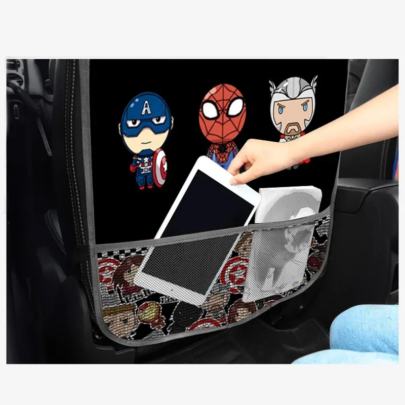 Cartoon Anti Kick Pad Car Accessories Simplicity Child Seat Back Protector Multi-use Cushion Anti-kick Cushion Cute Interior