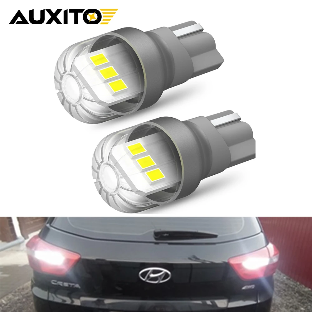 AUXITO 2Pcs T16 T15 W16W Led Canbus Revering Lamp SMD 3030 12V Car Backup Lights High Power 912 921 LED Bulb 2000LM 6000K 12V