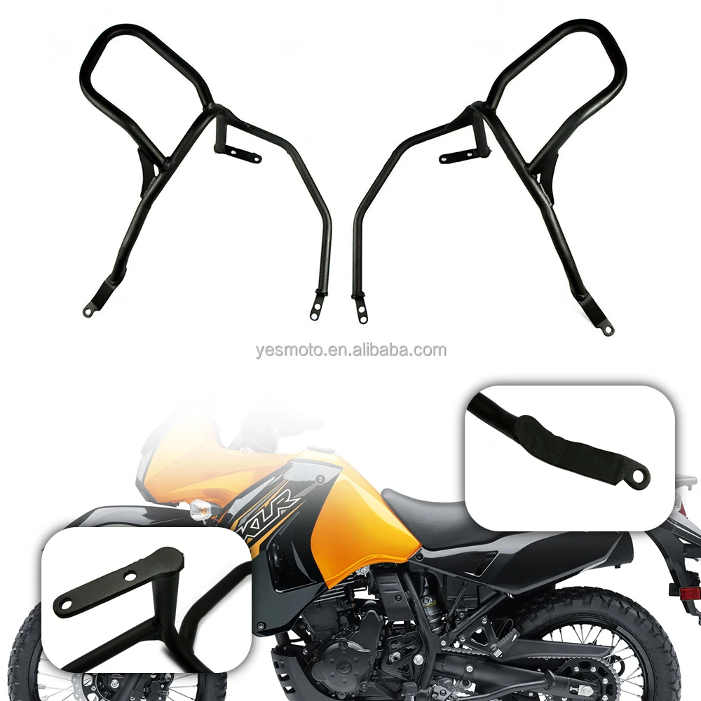 

Black Front Engine Guard Crash Bars Tank Motor for Kawasaki KLR650 1987 1988 1989 1990-2015 2016 2017 2018