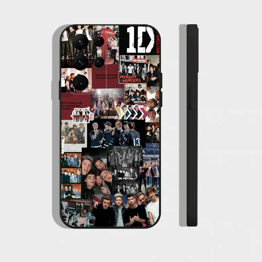 Eine D-Direction-ES-Band-Handyhülle für Samsung S25, S24, S21, S22, S23, S30, Ultra, S20, Plus, Fe, Note, 5G, schwarze Hülle