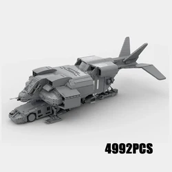 Moc Building Bricks Military Alien Dropship Cheyenne UD-4L With M577 Apc Technology Blocks Gifts Christmas Toys DIY Set Assembly