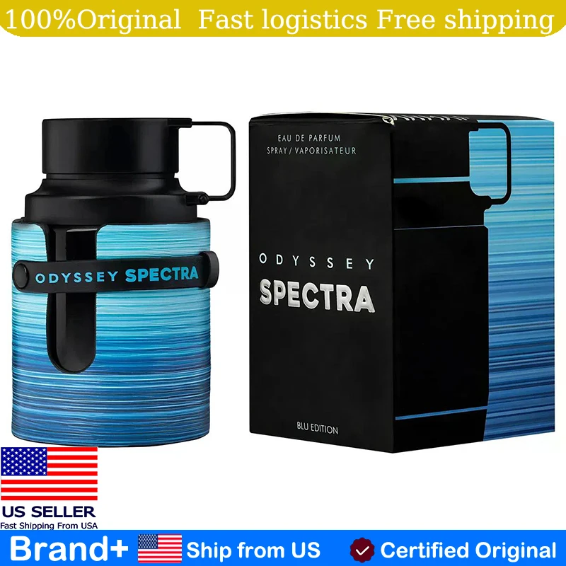 

Armaf Odyssey Spectra Blue Edition 3.4 Ounce Cologne Long Lasting Fragrance Hair and Body Spray Birthday Gift Portable Natural