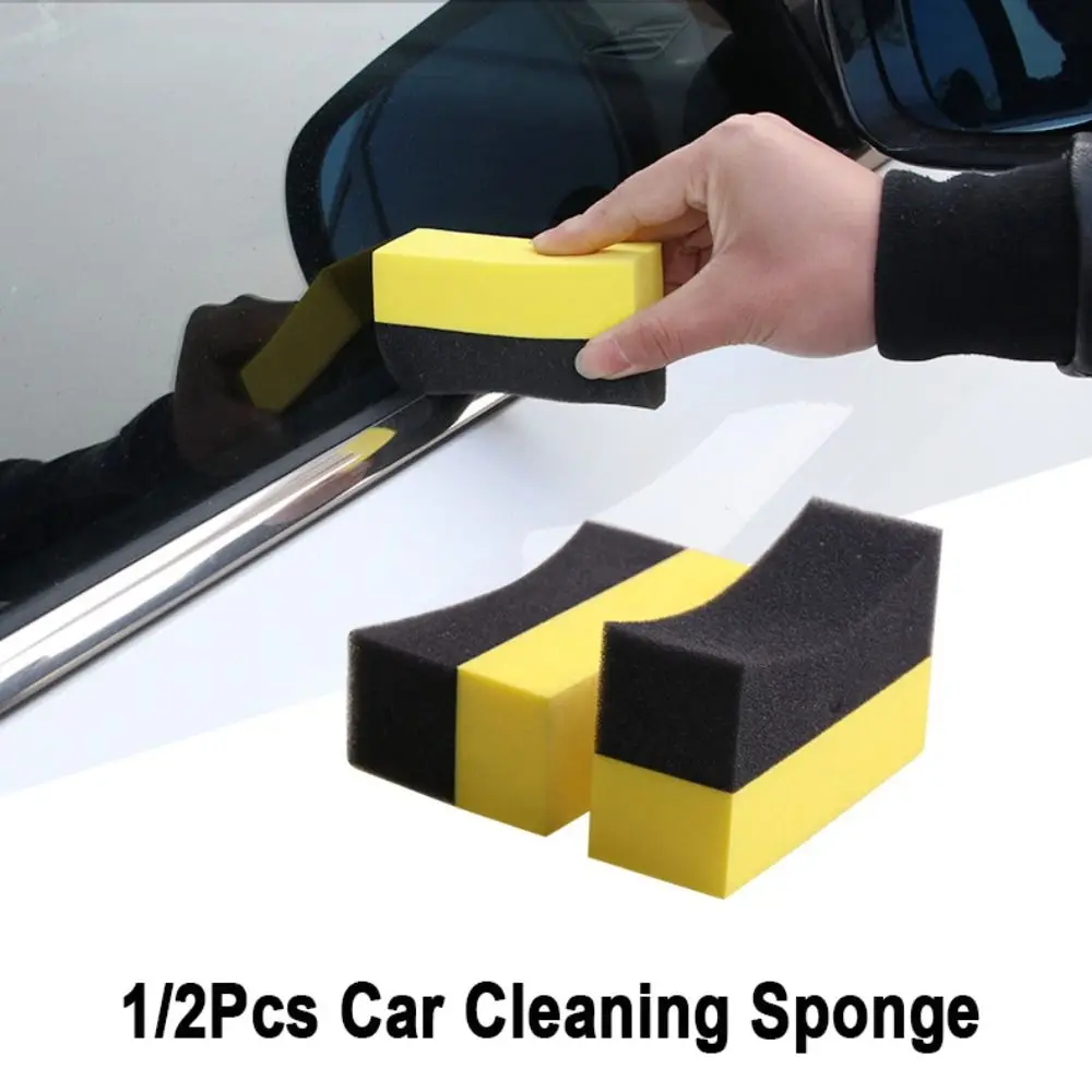 

1/2 шт., губка-губка для мытья автомобильных шин