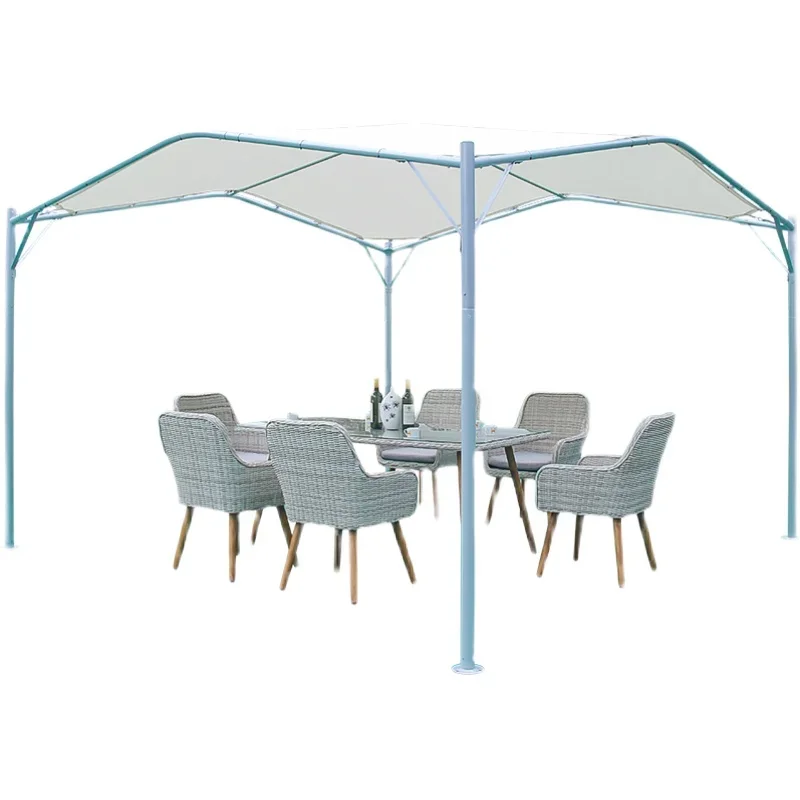 

Outdoor Pavilion Tent Villa Courtyard Garden Sunshade Outdoor Large Yard Terrace Swan Canopy Internet Celebrity Pavilion